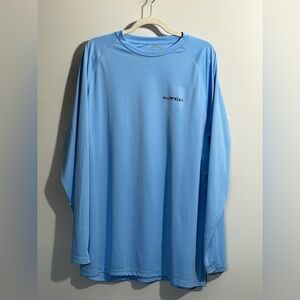 Bluefin Men’s XXXL Blue Long Sleeve Fishing Shirt Black Bart West Palm Beach